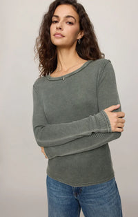 Z Supply Arlet Mini Thermal Top - Monstera