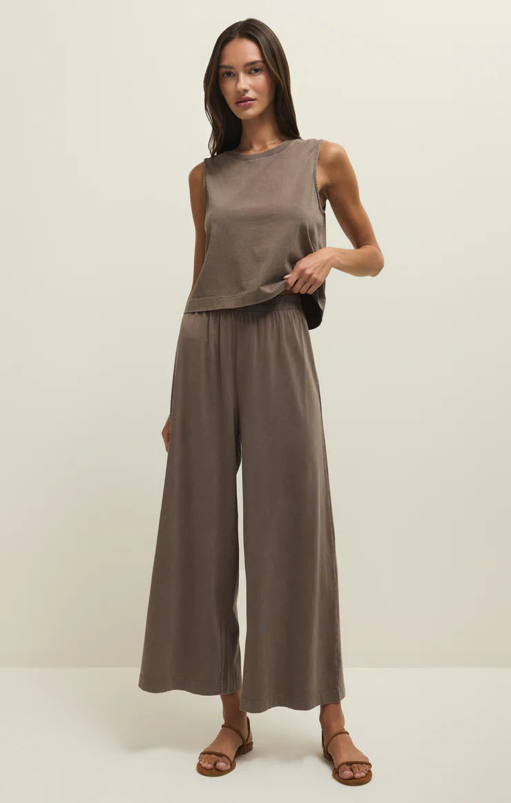 Z Supply Sloane Jersey Tank - Taupe