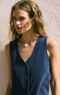 Z Supply Scout Jersey Denim Tank