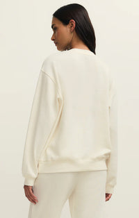 Z Supply Boyfriend Sweatshirt - Cloud