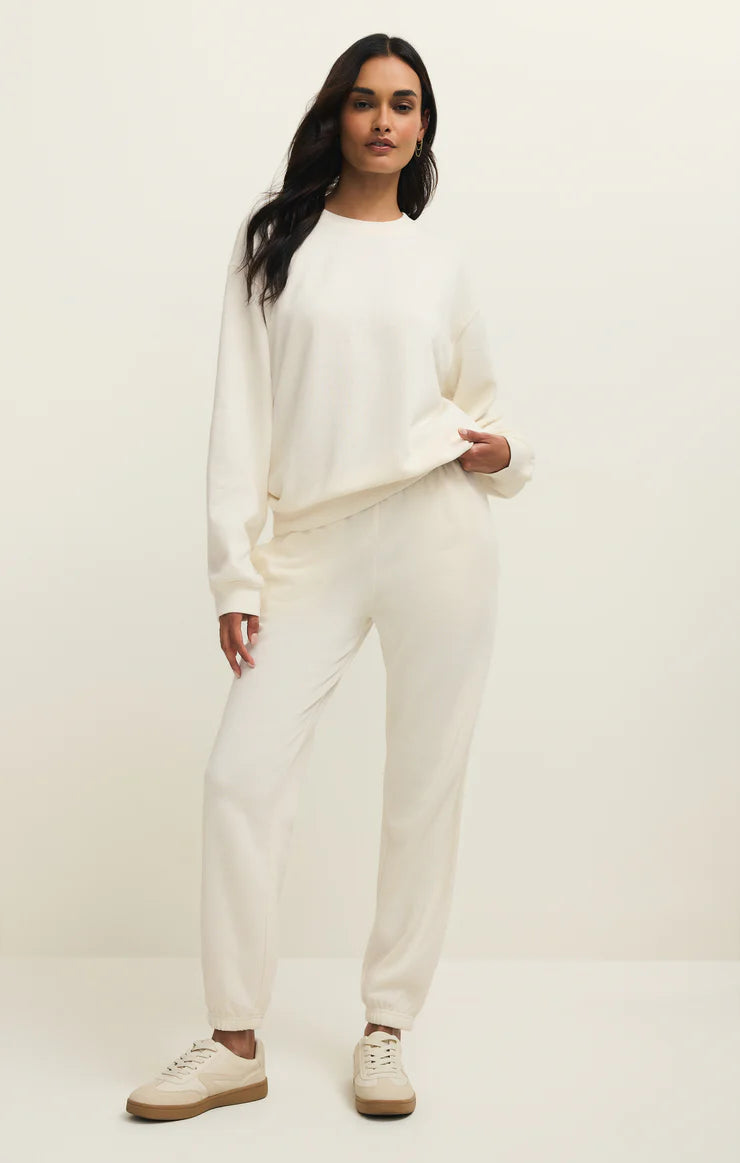 Z Supply Boyfriend Sweatshirt - Cloud