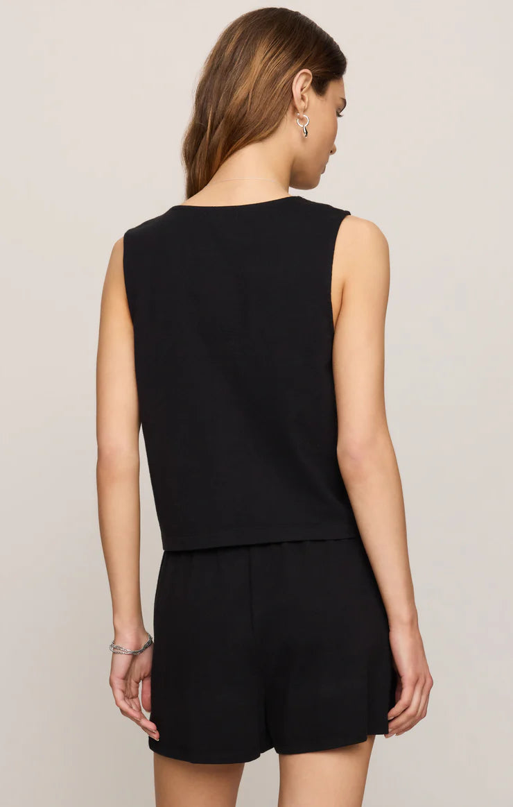 Z Supply Noelle Jersey Top - Black