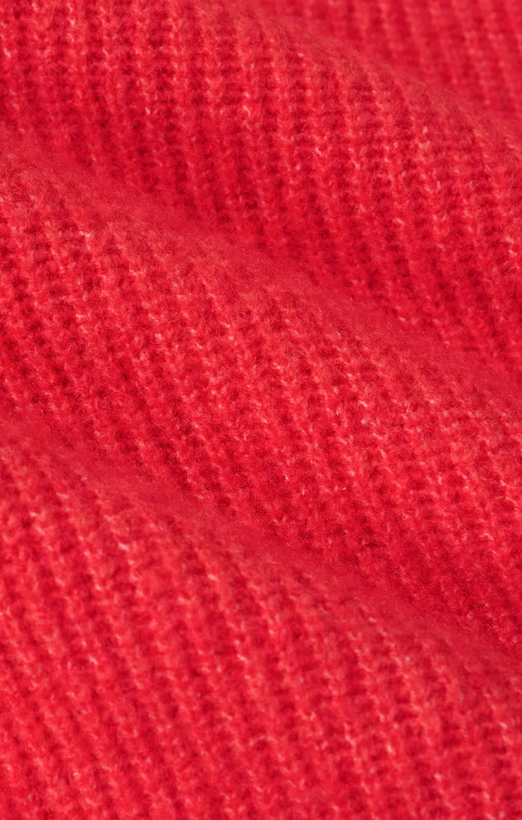Z Supply The Medina  Ribbed Cardigan - Red