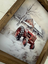 Ashwood Designs - Winter Tractor
: Dark Walnut / 9x11