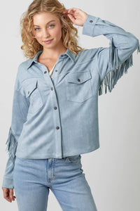 Miranda Suede Fringe Jacket
