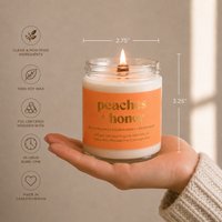 Prairie Creek Candles - PEACHES & HONEY