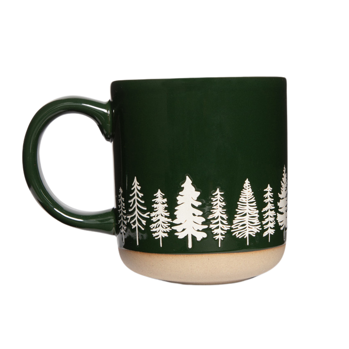 Sweet Water Decor - Pine Trees Stoneware Coffee Mug