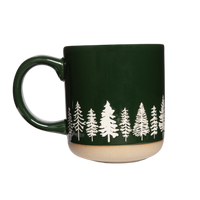 Sweet Water Decor - Pine Trees Stoneware Coffee Mug