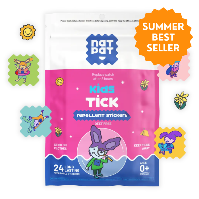 NATPAT Tick Repellent Stickers: Bug Patch