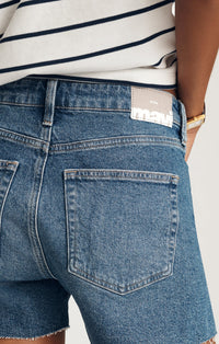 Mavi Heidi Shorts-Dark Used Classic Blue