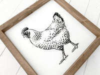 Ashwood Designs - Chicken: Dark Walnut
