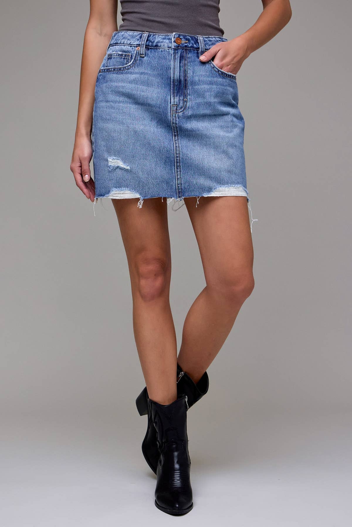 Kickin Rocks Denim Skirt