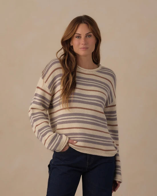 Rylee and Cru Jaques Sweater - Dusty Stripe