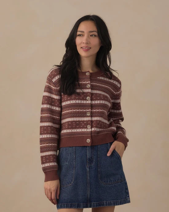 Rylee & Cru Cheyenne Cardigan Multi Stripe