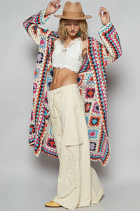The Mabel Crochet Cardigan - Cream