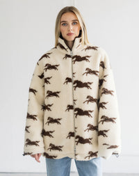 Wild Horse Long Sherpa Coat