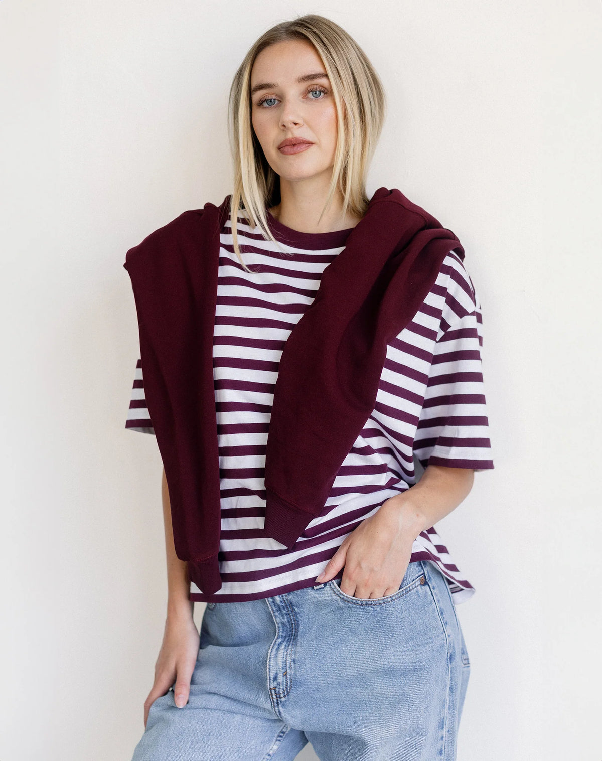 The Brunette Label - Plum Strips