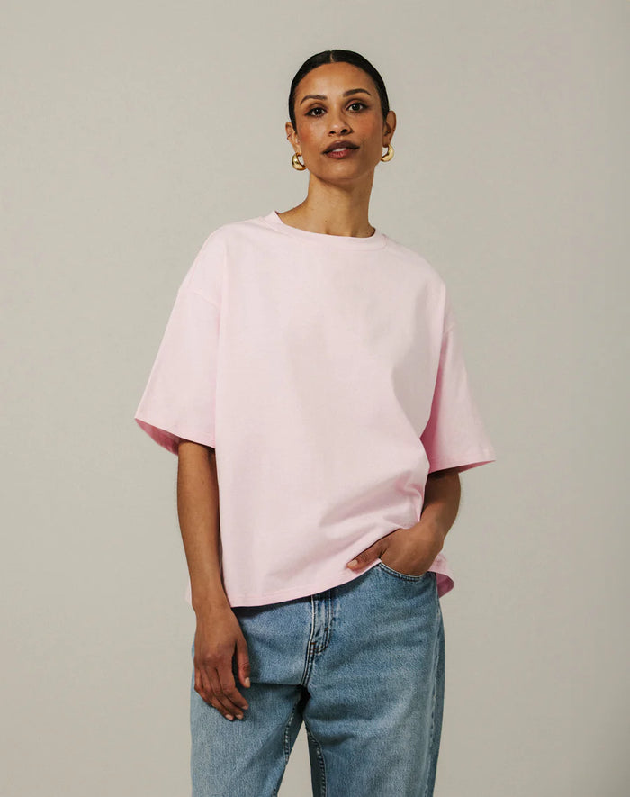 Brunette the Label Boxy Tee - Rose