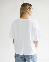 Brunette the Label Boxy Tee - Rosé
