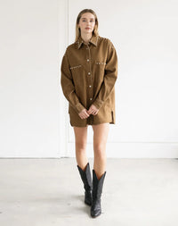 Brunette The Label The Shania Jacket With Studs