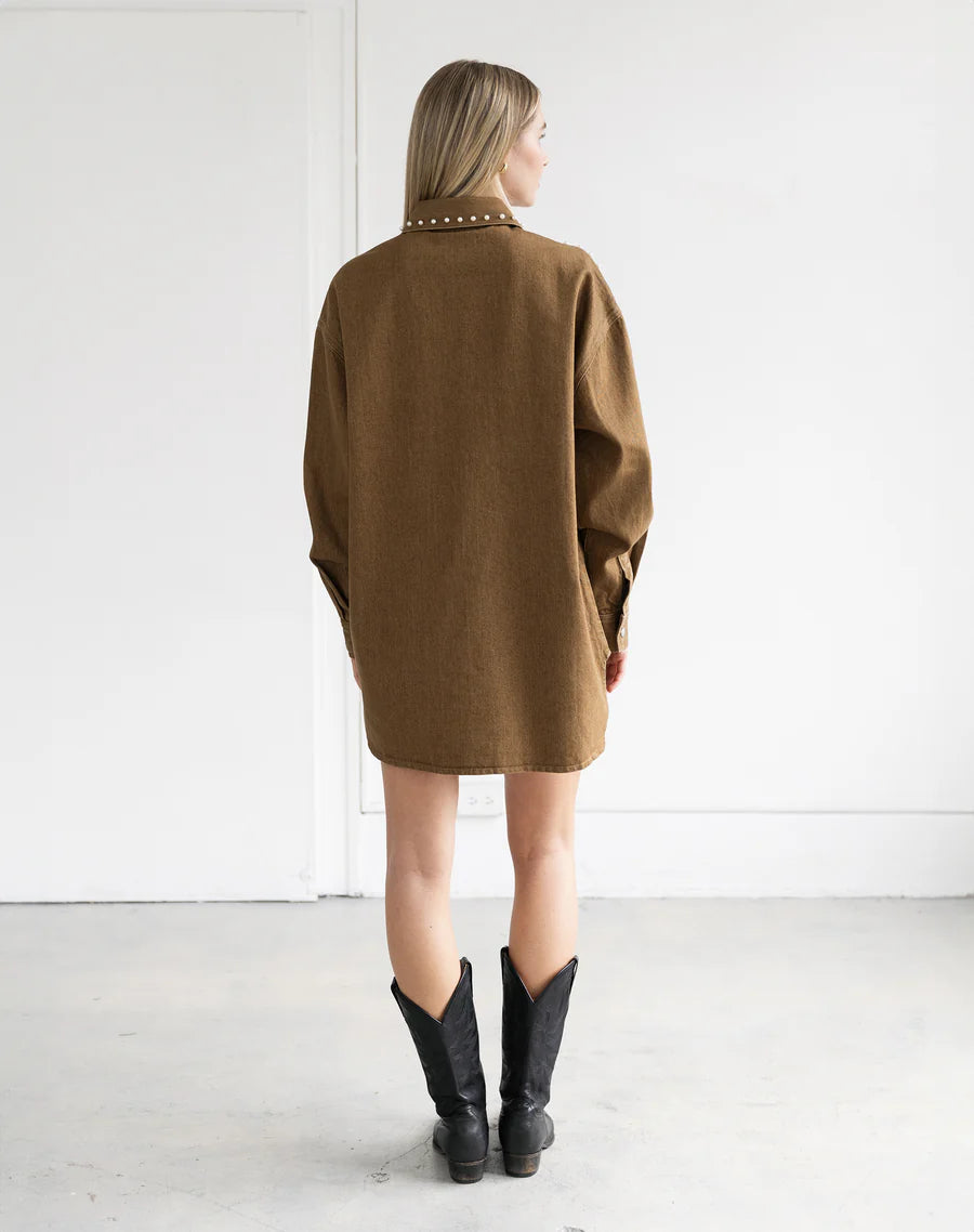 Brunette The Label The Shania Jacket With Studs