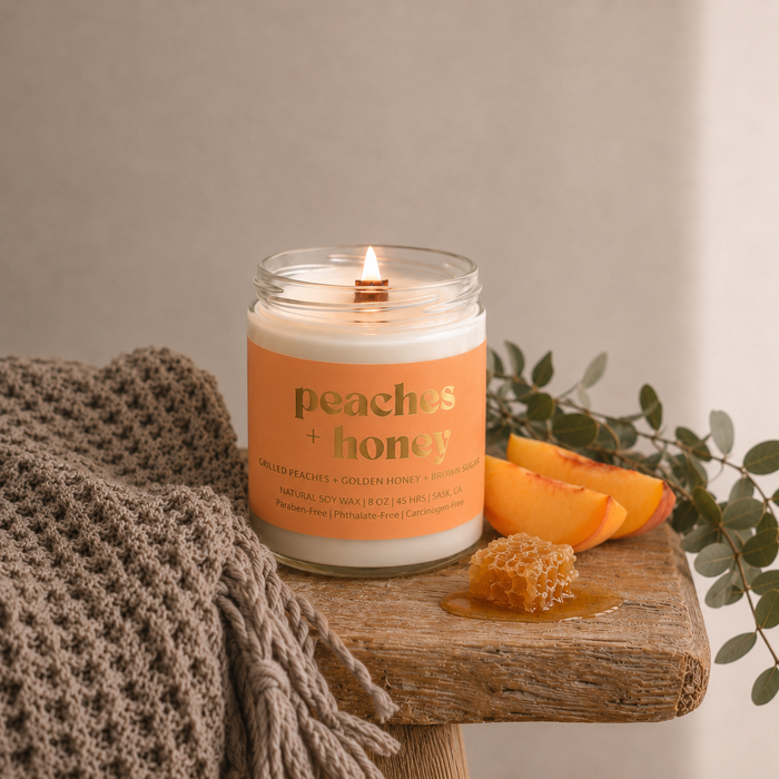 Prairie Creek Candles - PEACHES & HONEY