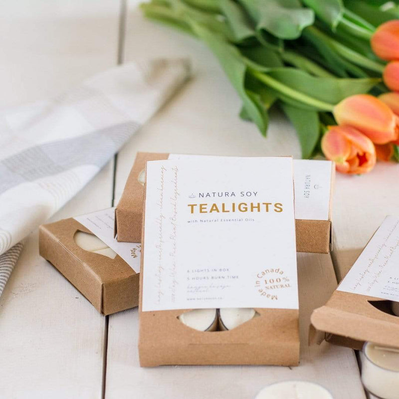 Natura Soylights - Tealights 6-Pack - Sage Berry