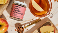 Lake & Oak Tea Co. - Apple Crumble Ashwagandha - Wholesale: Glass Loose-leaf Jar - 24 Cups