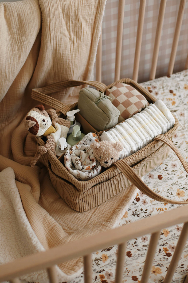 Minika - Diaper Caddy - Almond