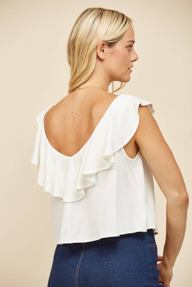 Dive Bar Cropped Blouse