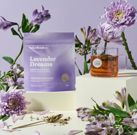 Lake & Oak Tea Co. - Lavender Dreams - Superfood Tea Blend: Retail Glass Jar