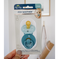 Itzy Ritzy Canada - *New Size* Itzy Soother™ Natural Rubber Paci Sets: Coconut + Toast 6-18 M