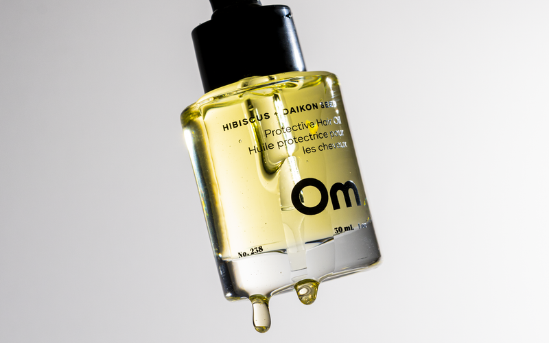 Om Organics Skincare - Hibiscus + Daikon Seed Protective Hair Oil