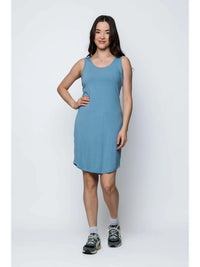 Orb Liv Tank Dress - Dove Blue