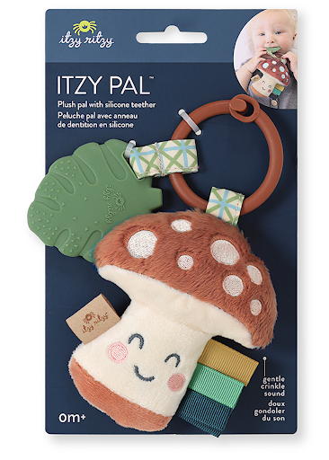 Itzy Ritzy Canada - Itzy Pal™ Plush + Teether: Mushroom