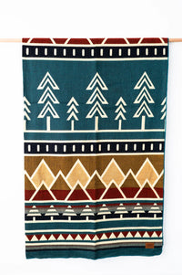 Heart Print Threads Blankets - Queen