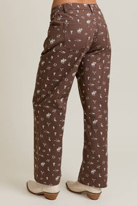 Gettin' Western Wide Leg Pants