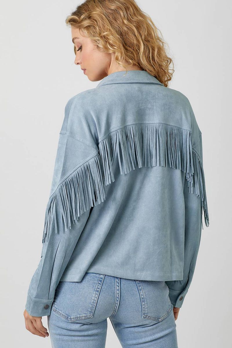 Miranda Suede Fringe Jacket
