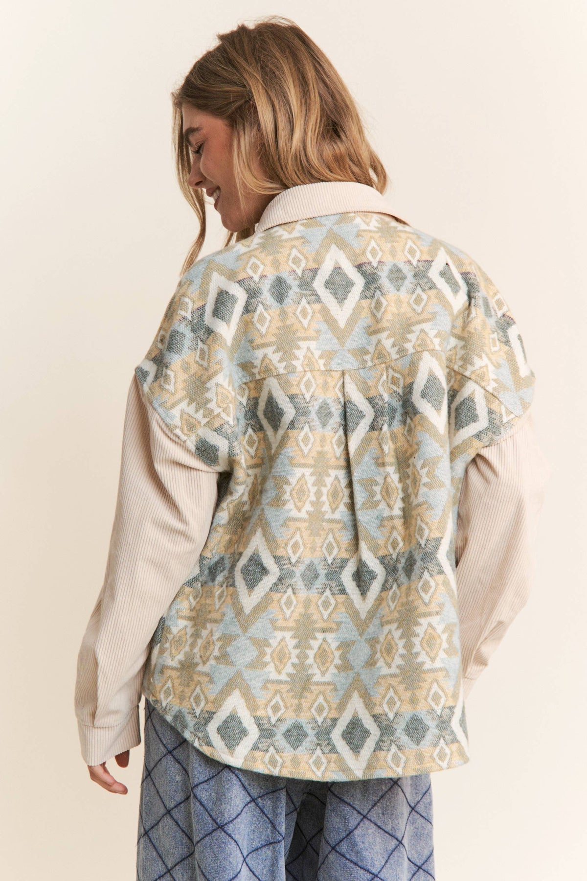 Tribal Button Down Jacket