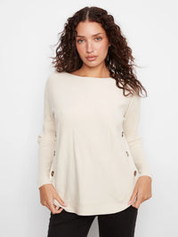 Charlie B Knit Sweater - Heather