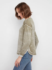Charlie B Cotton Crewneck - Verveine