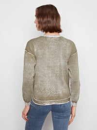 Charlie B Cotton Crewneck - Verveine