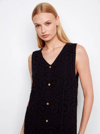 Charlie B Crochet Sleeveless Dress