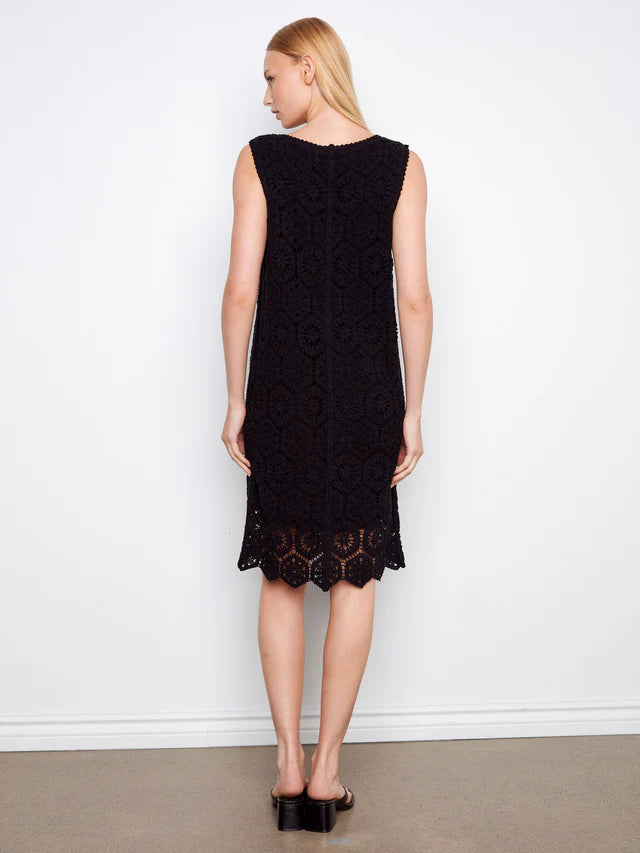 Charlie B Crochet Sleeveless Dress