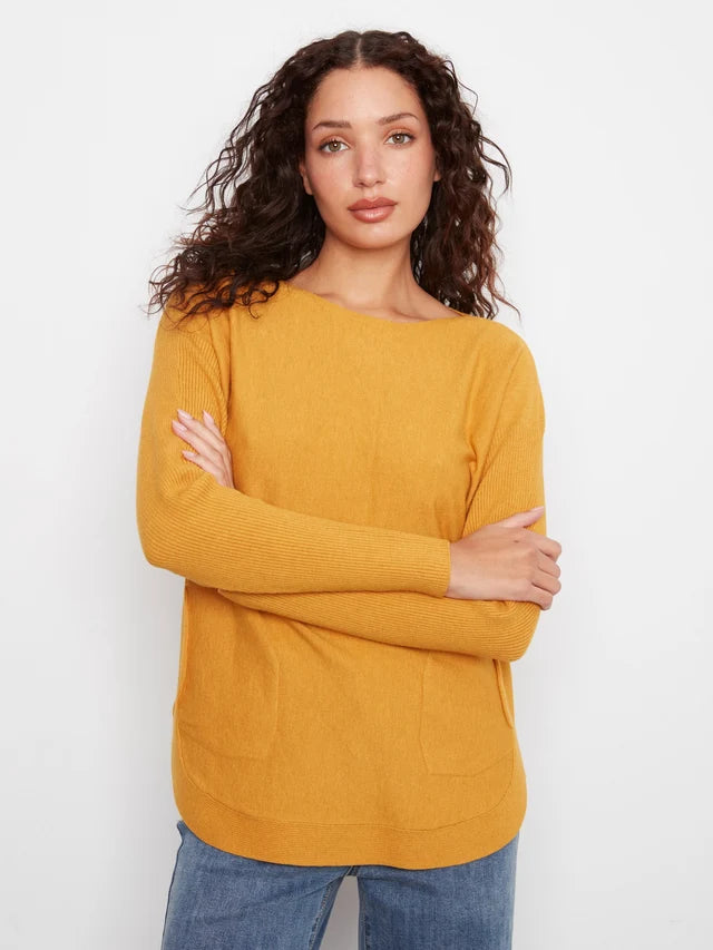Charlie B Knit Sweater - Amber