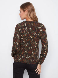 Charlie B Printed Blouse - Ikat