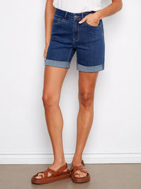 Charlie B Rolled Cuff Denim Shorts