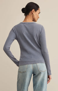 Z Supply Arlet Mini Thermal Top - Storm Cloud