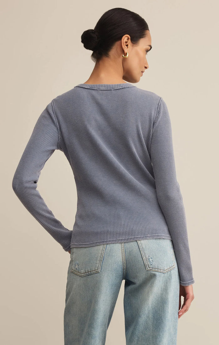 Z Supply Arlet Mini Thermal Top - Storm Cloud