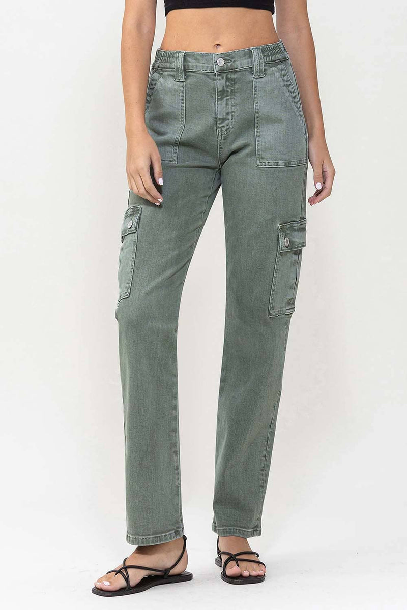 Cargo Patch Pocket Jeans